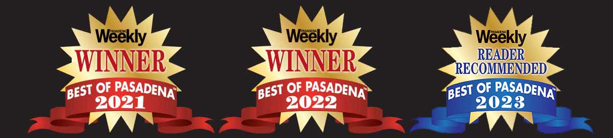 best of pasadena award badges